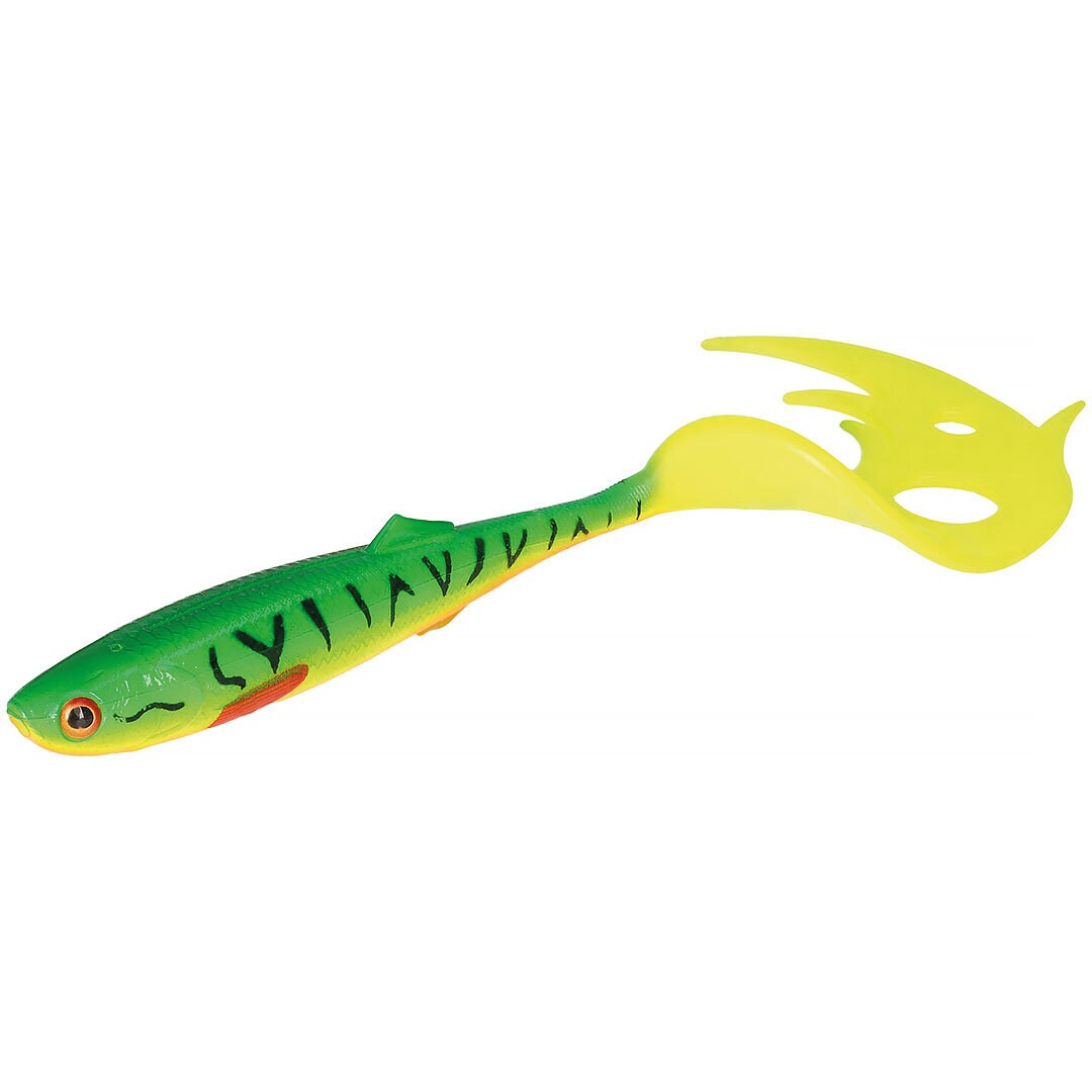 Mikado Sicario Pike Tail 18cm F:04 Fire Tiger 2pcs.