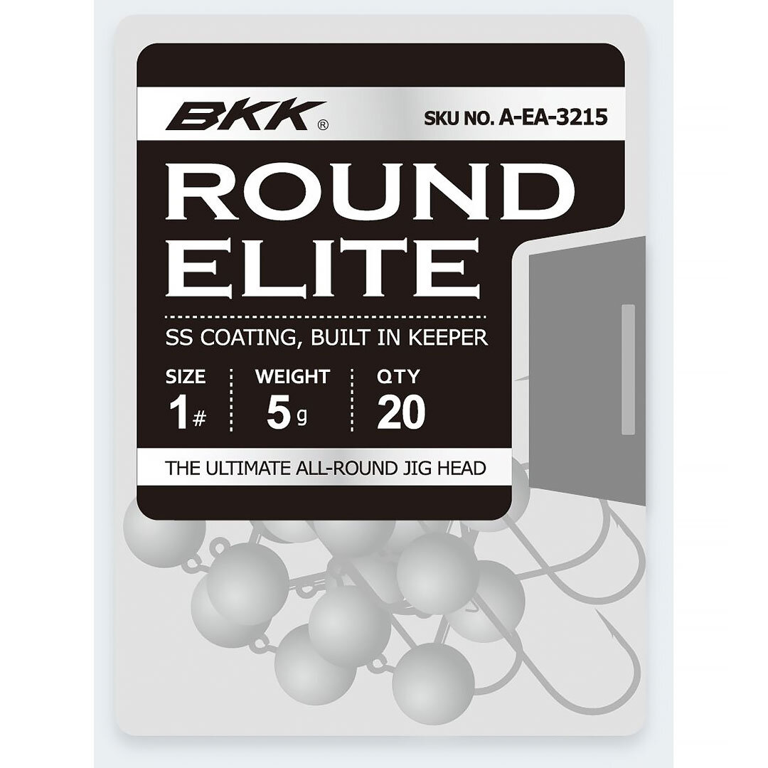 BKK Round Elite Classic Jigghuvud  15g.