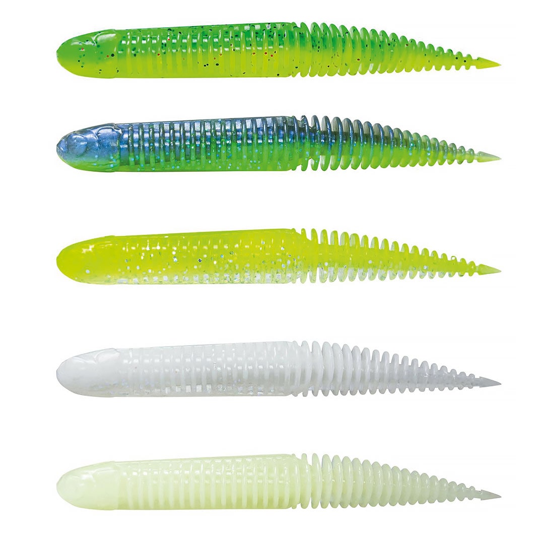 NED Dragon Tail Slug 8,8cm 4g 5pcs Dark Water Mix