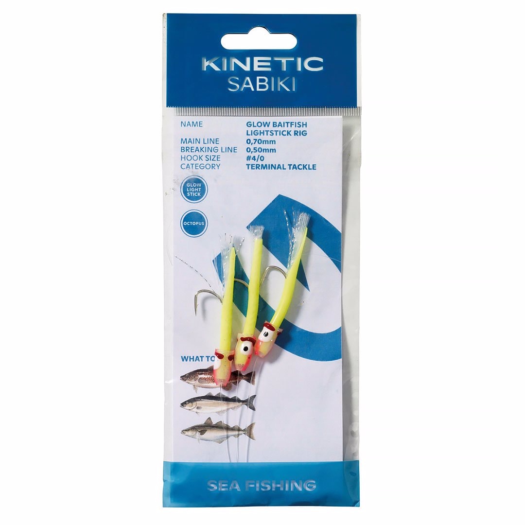 Kinetic Sabiki Glow Baitfish Lightstick #4/0