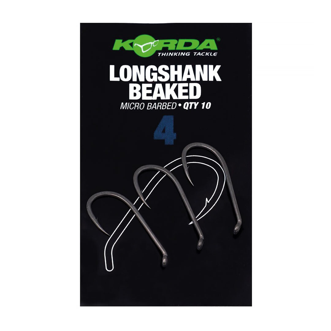 Korda Longshank Beaked  Barbed Size 4