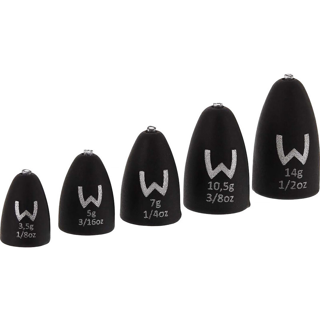 Westin Add-It Tungsten Bullet Weight Matte Black.