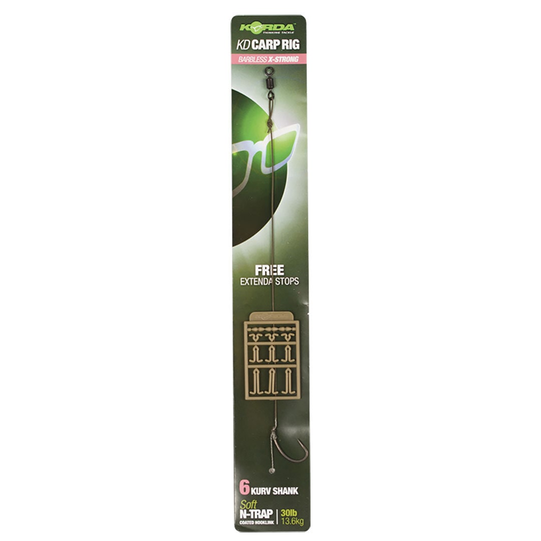 Korda - N-Trap KD Rig Size 4 Kurv B 30lb II