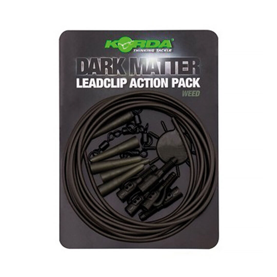 Korda Dark Matter Lead Clip Action Pack Weed