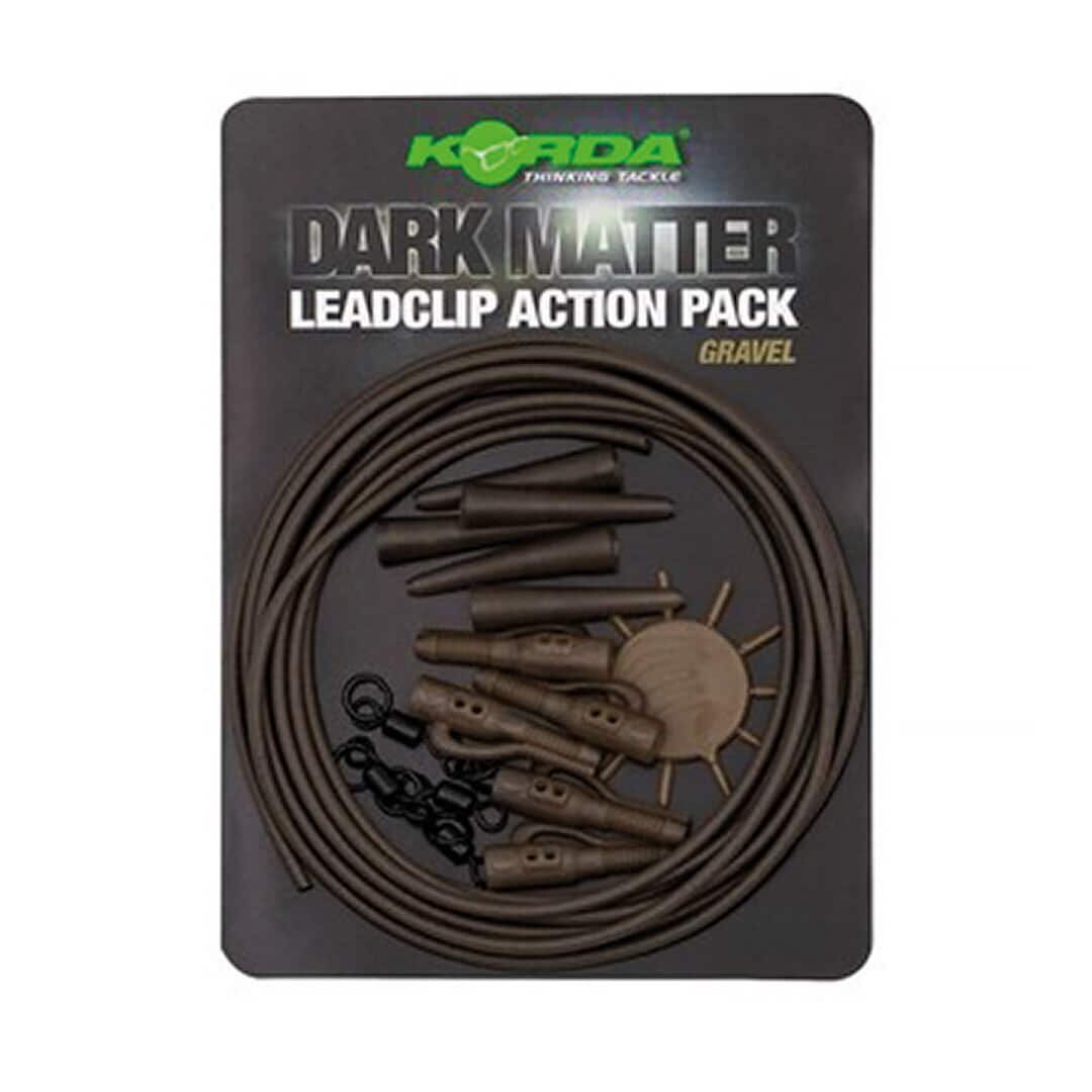Korda Dark Matter Lead Clip Action Pack Gravel