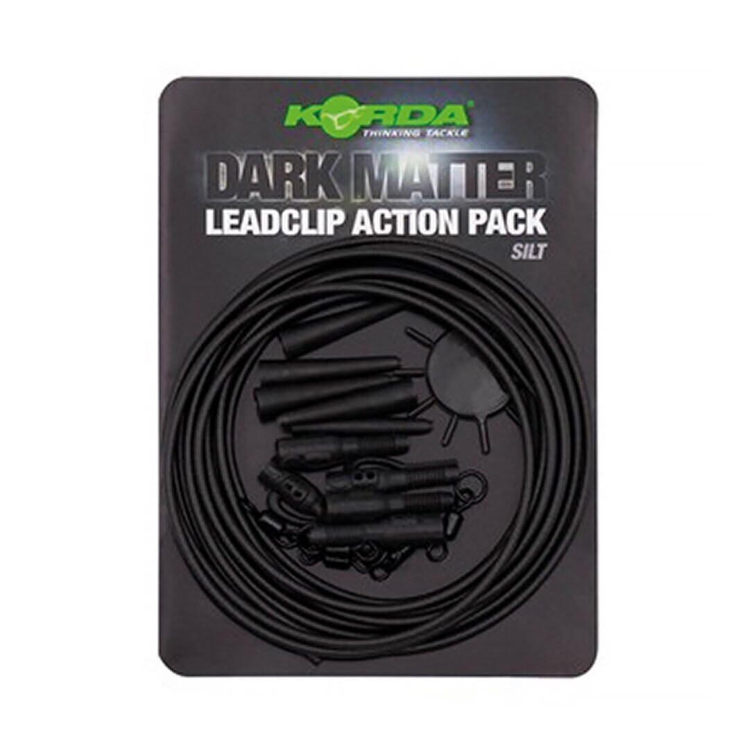 Korda Dark Matter Lead Clip Action Pack Silt