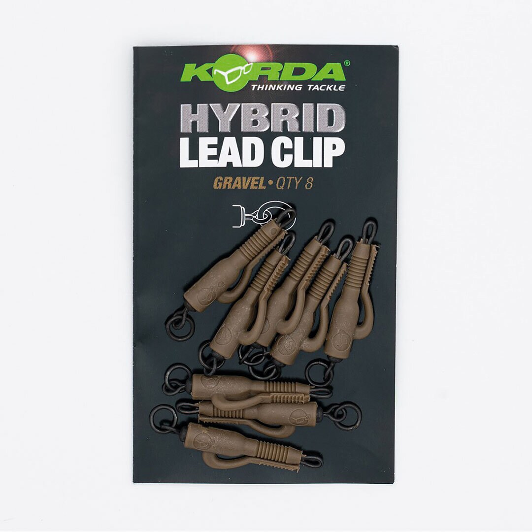 Korda Hybrid Lead Clips Gravel