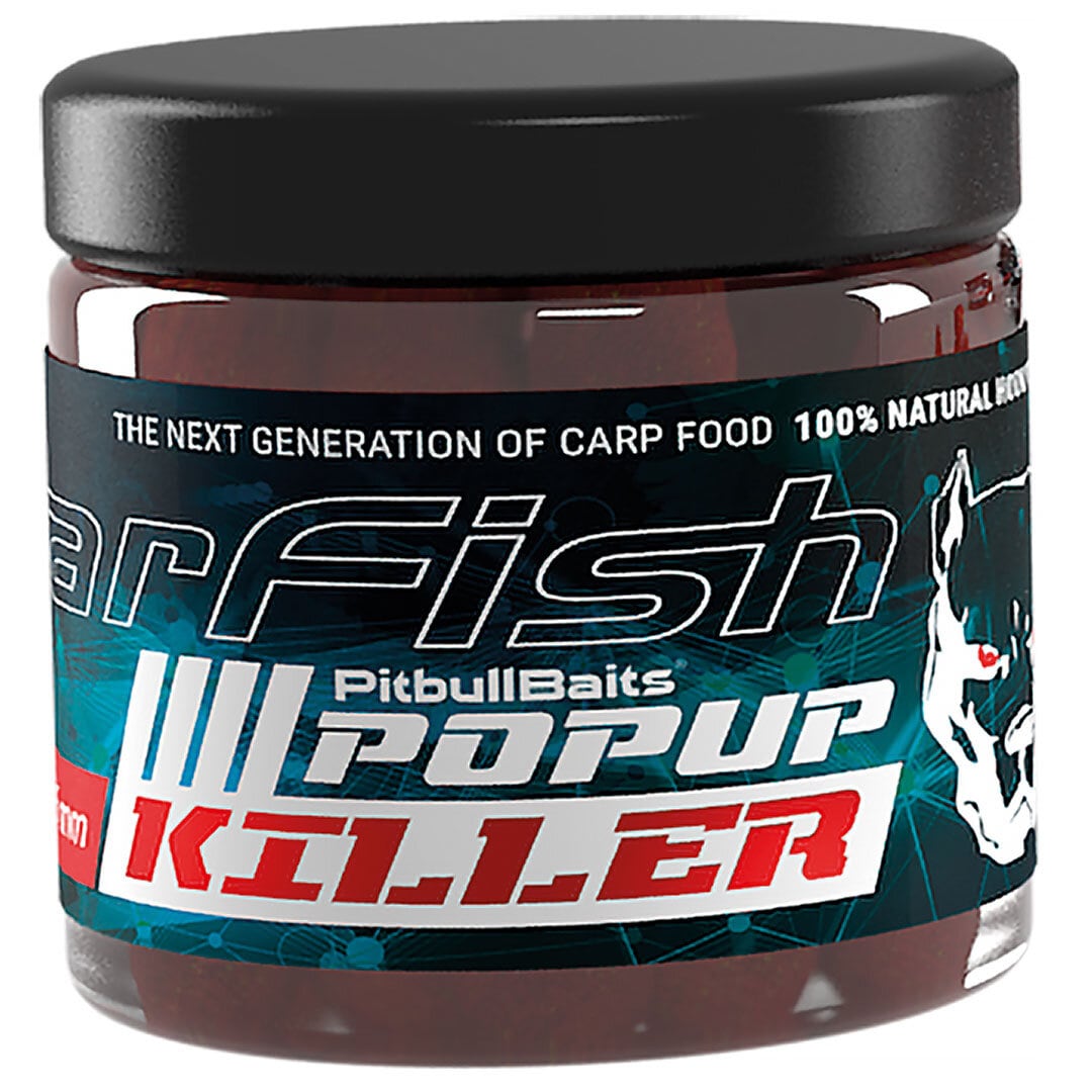 Pitbullbaits Killer Pop-Up Boilies 16mm Strawberry