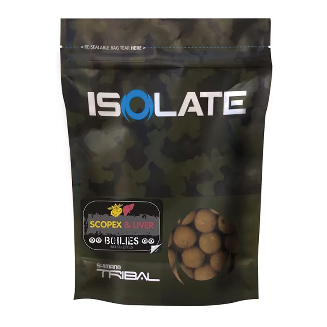 Shimano Bait Isolate Boillie Scopex Liver 15mm 3kg.