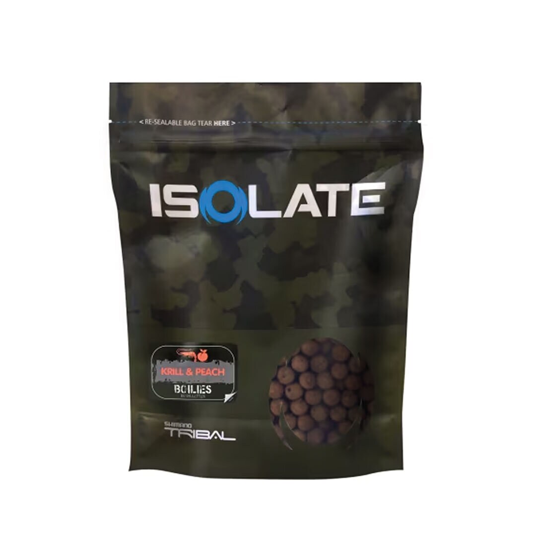 Shimano Bait Isolate Boillie Krill Peach 20mm 3kg.