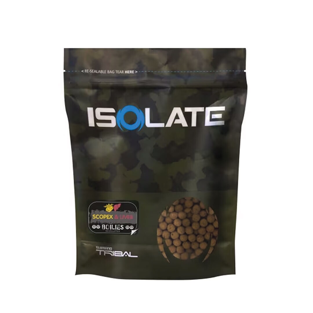 Shimano Bait Isolate Boillie Scopex Liver 20mm 3kg.