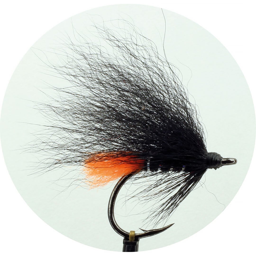 Salmon Single Laxett Strl 6 Svart/Orange