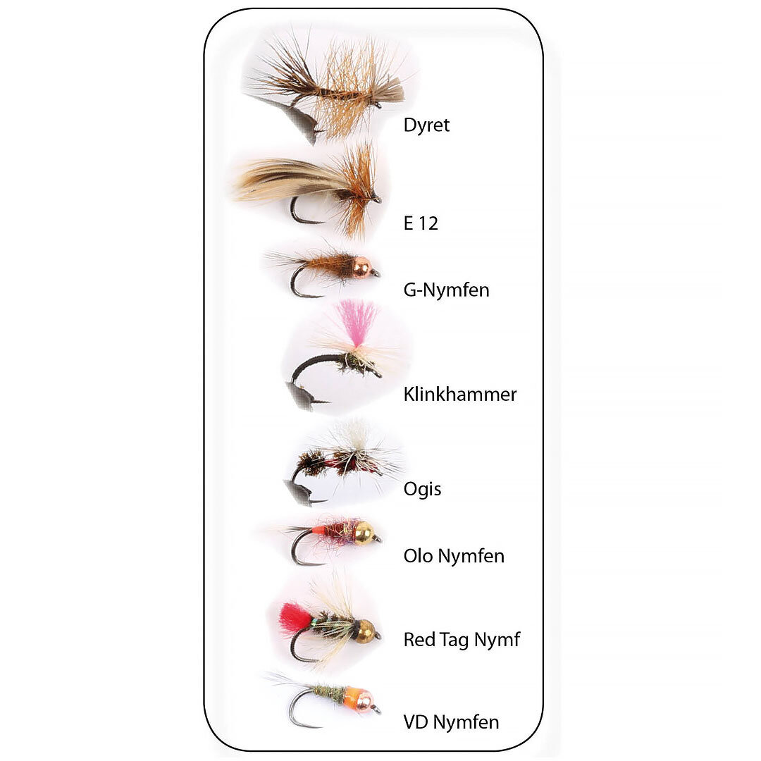 Flugkollektion Roffes Öringflugor 8p #12