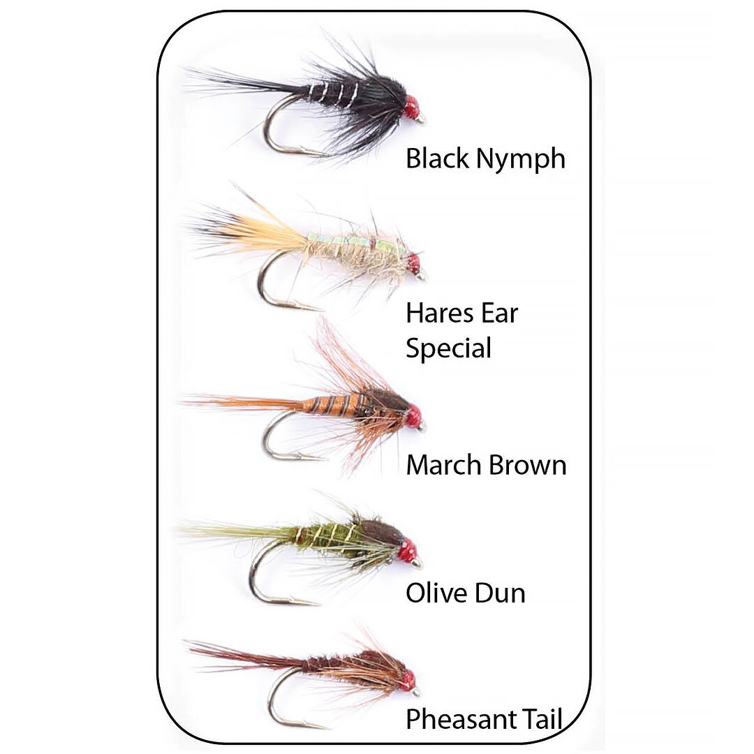 Flugkollektion Nymphs Weighted 5p #12