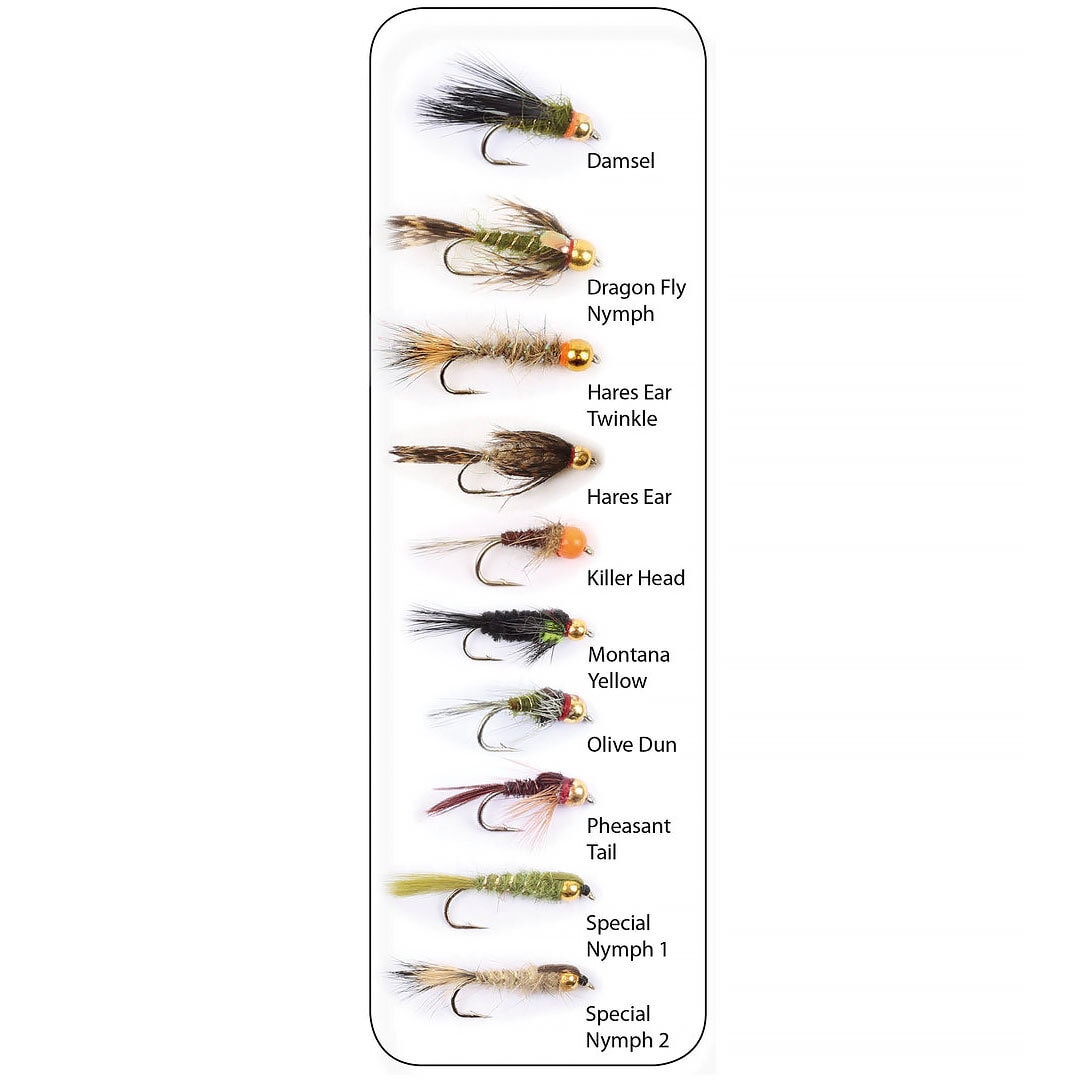 Flugkollektion Goldheads 10p #12