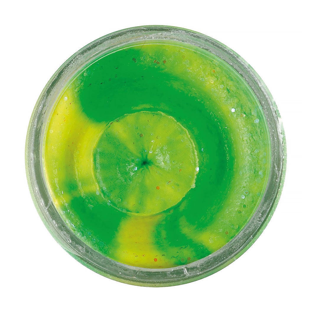 Powerbait Glitterdeg Fluo Green/Yellow Glitter.
