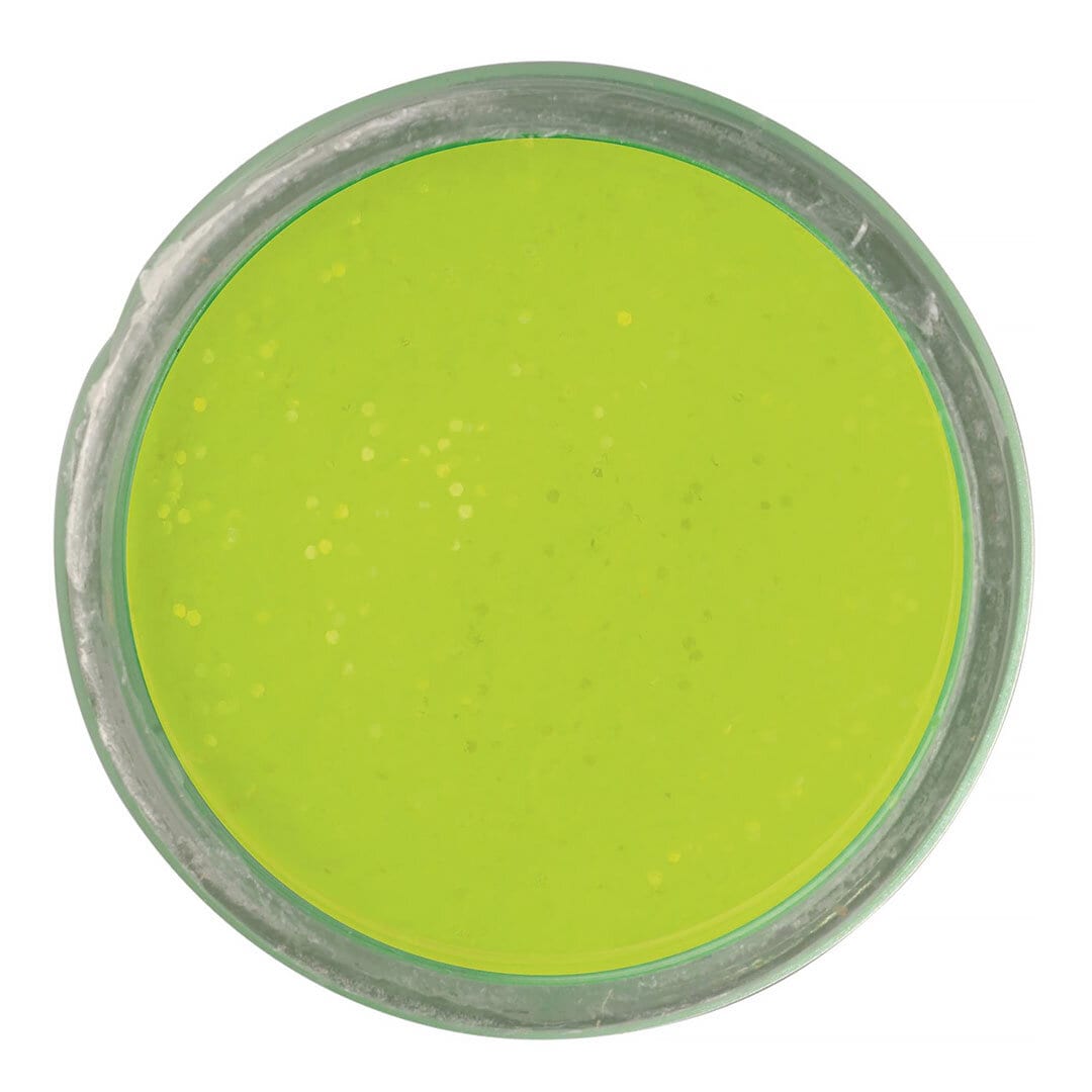 Powerbait Glitterdeg Chartreuse Glitter.