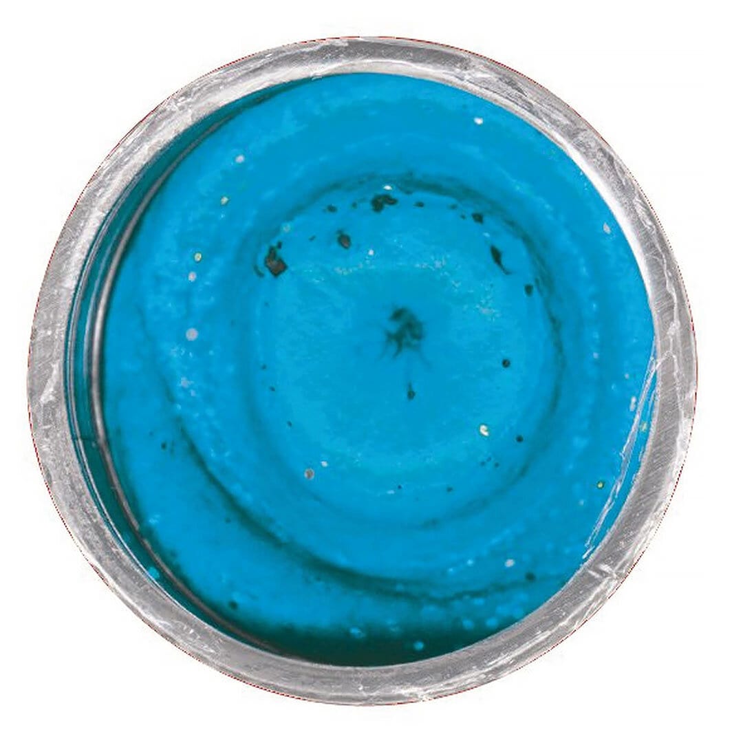 Powerbait Glitterdeg Neon Blue Glitter.