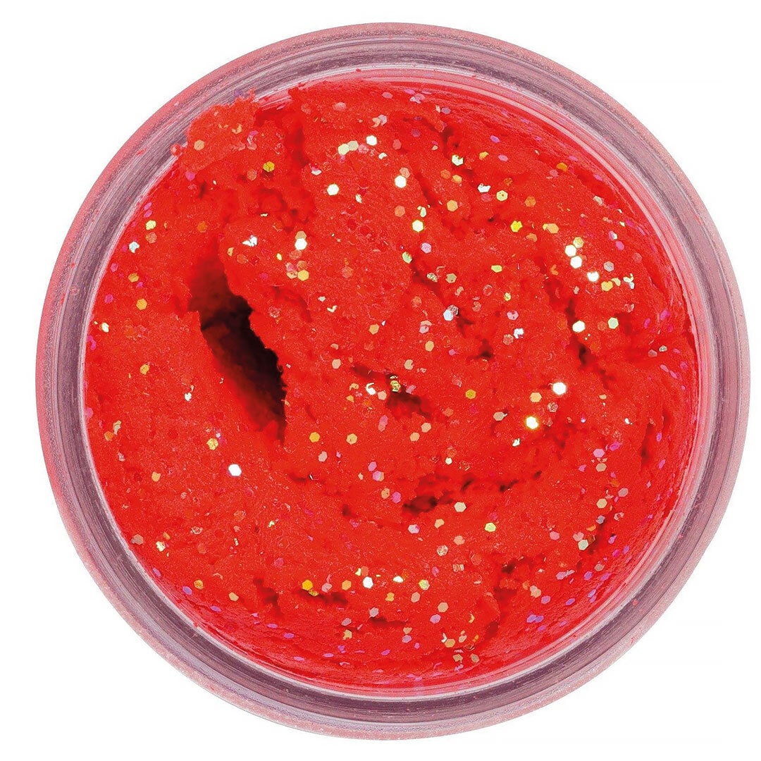 Powerbait Glitter Sjunkande Salmon Egg Red Glitter