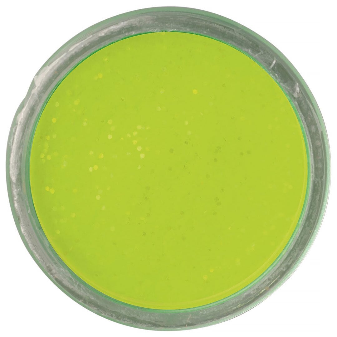 Powerbait Natural Trout Dough Cheese Chartreuse Glitter