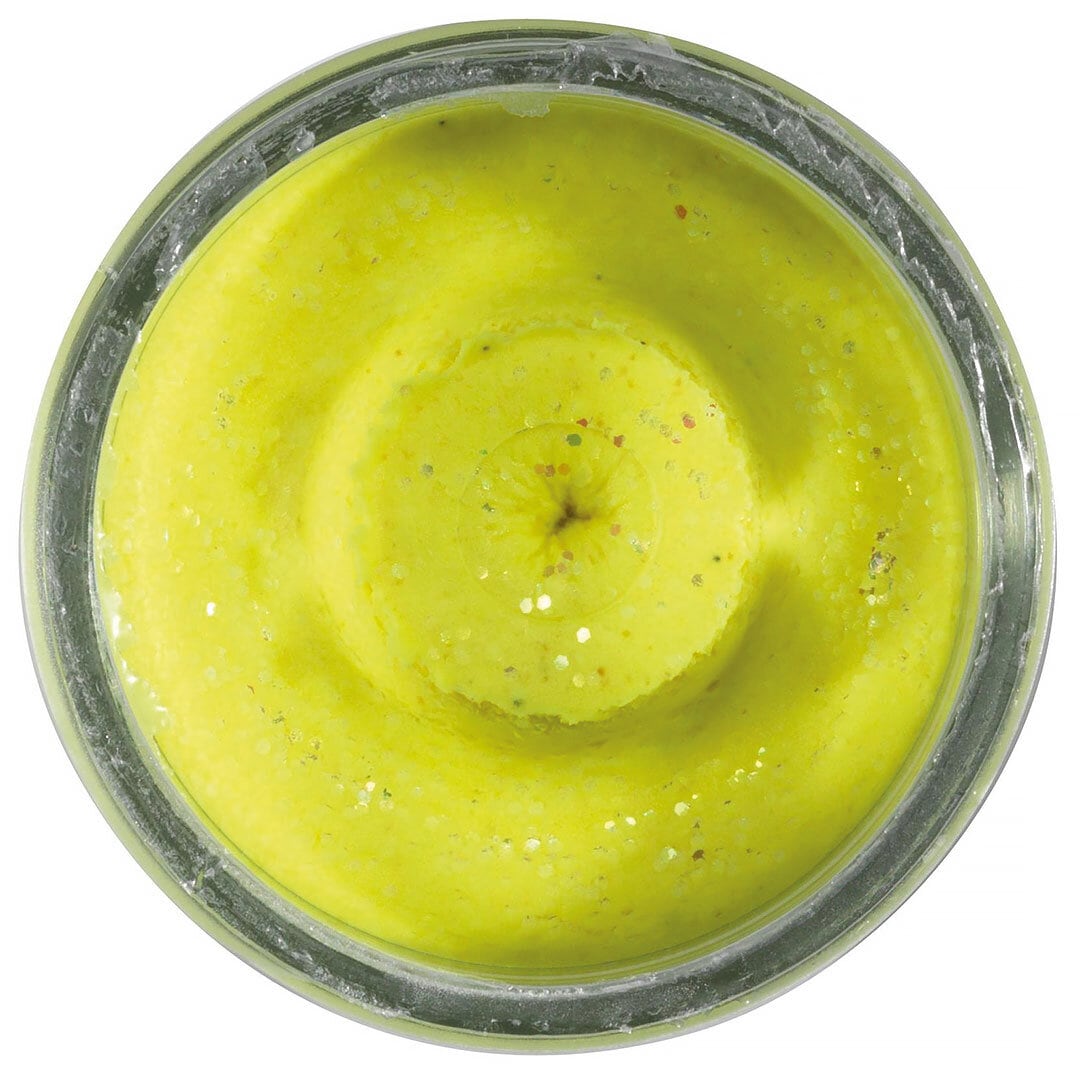Powerbait Natural Trout Dough Cheese Light Green Glitter