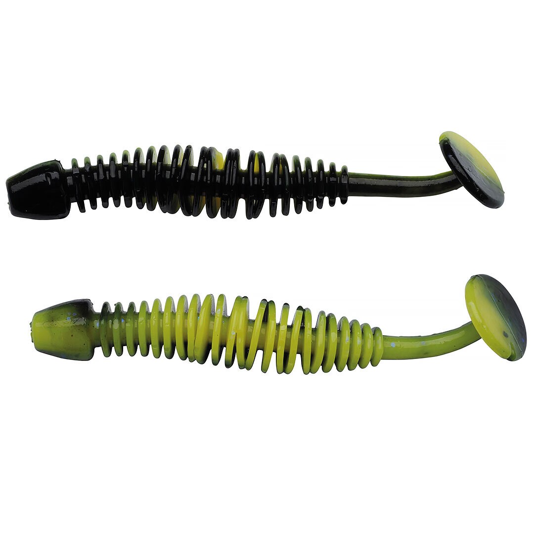 Berkley Powerbait Power Leech 6cm Black/Sunshine yellow.