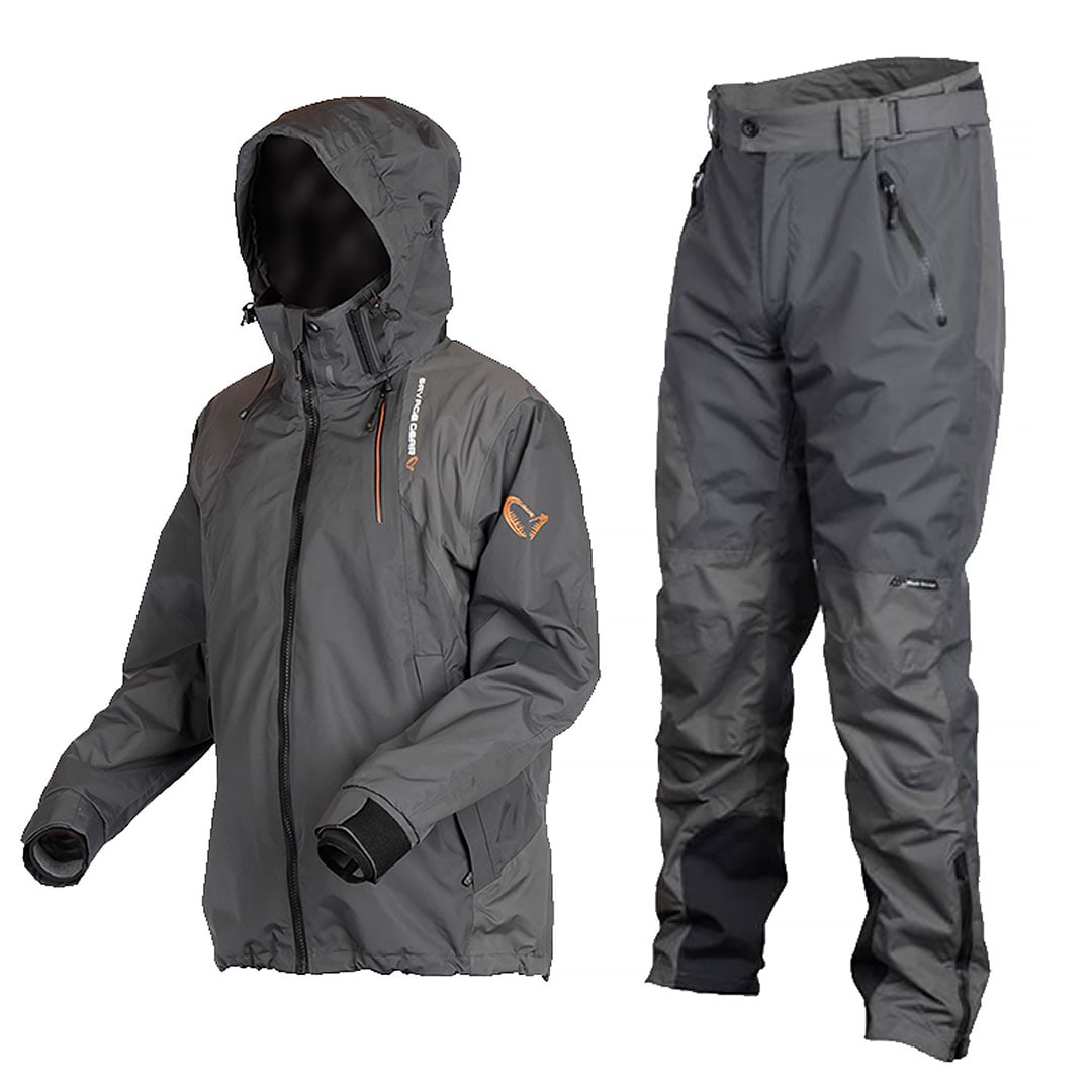 Savage Gear Black Savage Suit jacka &  byxa