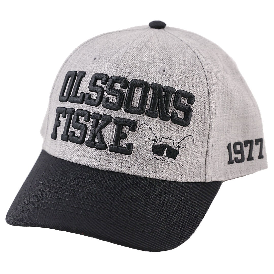 Olssons Fiske Keps Snapback Black Gray