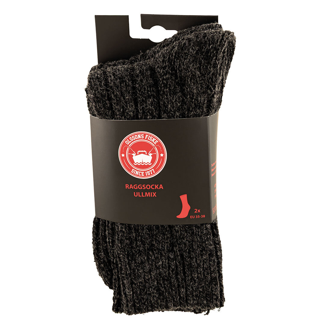 Olssons Fiske Raggsocka 2-Pack Grå.