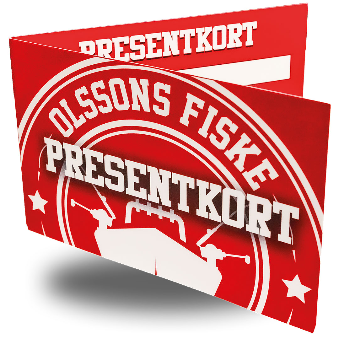 Presentkort Olssons Fiske e-handel